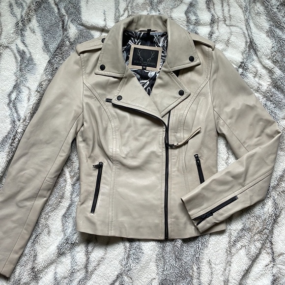 BOD & CHRISTENSEN XS Alina leather biker jacket - Picture 3 of 9